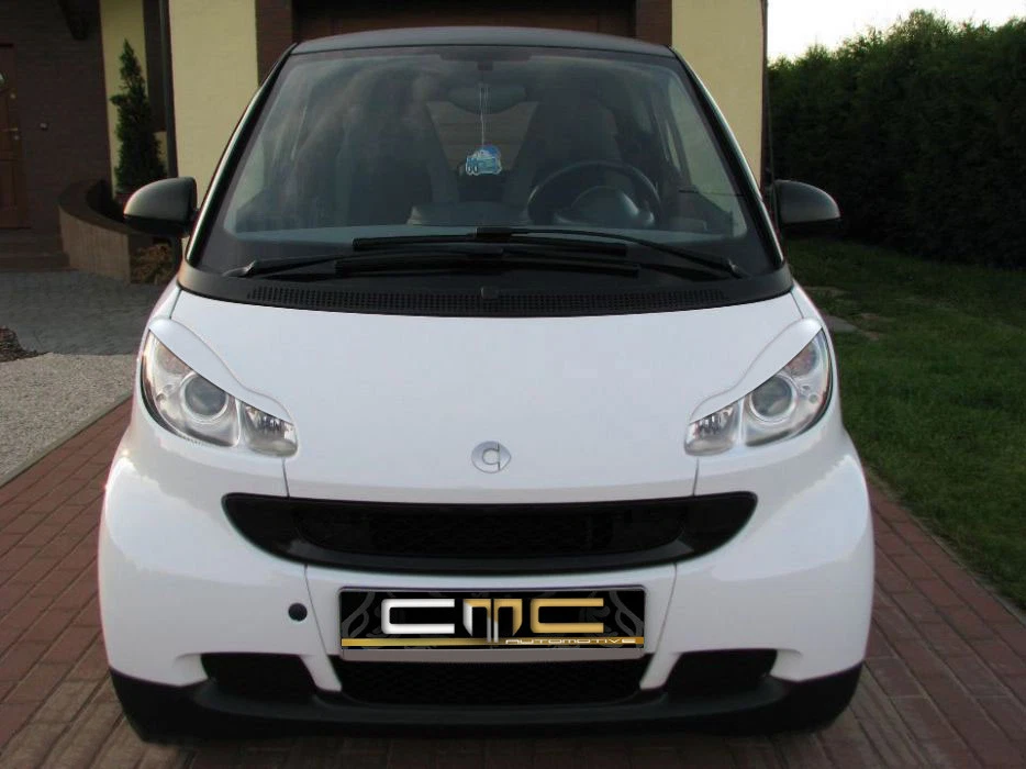 Scheinwerferblenden für Smart Fortwo 451 Böser Blick Scheinwerfer ABS eyebrows  - Bild 1 von 3