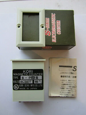 KORI SEIKI  S-PER6 ELECTROMAGNETIC COUNTER S SERIES NEW UNUSED - Image 1 of 4