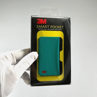 Mobile Smart Phone Lycra Multi Wallet ID Card Holder 3M Adhesive Back Pocket - Image 1 of 4