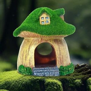 Aquarium Pilzhaus Pilz Cottage Ornament für Tisch Desktop - Picture 1 of 7