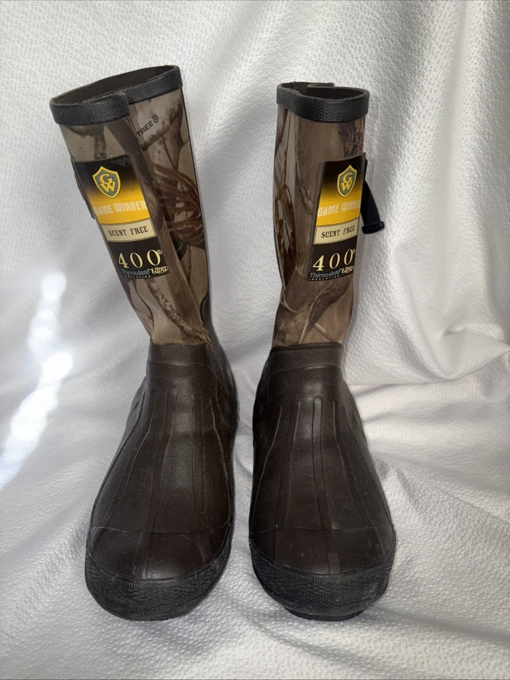 Botas camufladas Game Winner Scent Free 400 g Thinsulate Ultra aislantes talla juvenil 4 Foto 1 de 4