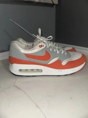 Nike Air Max 1 86 OG G Men's Size 11.5 Golf Shoe White Ceramic Orange DV1403-118 - Image 1 of 4