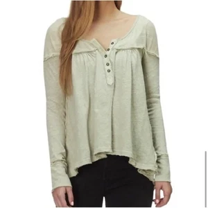 NWOT Free People WE THE FREE Down Under Henley - Picture 1 of 6