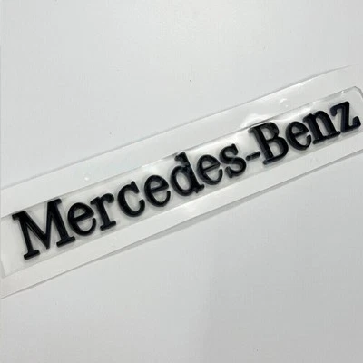 For Mercedes Benz scritta adesivo emblema logo portellone nero lucido auto