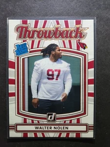 2025 Donruss Rated Rookie Throwback Walter Nolen RC #23 - Bild 1 von 2