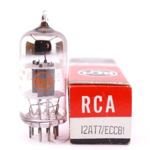 One RCA 12AT7 ECC81 Tube NOS NIB Grey Plates Test%: 101/95 TV-7 - Picture 1 of 2