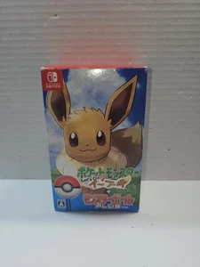 Let's Go Eevee Pokemon Poke Ball Plus Pack Nintendo Switch video game New Japan - Picture 1 of 14