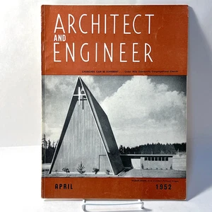 Architect and Engineer, April 1952, Vol. 189, No. 1, Very Good. - Picture 1 of 7