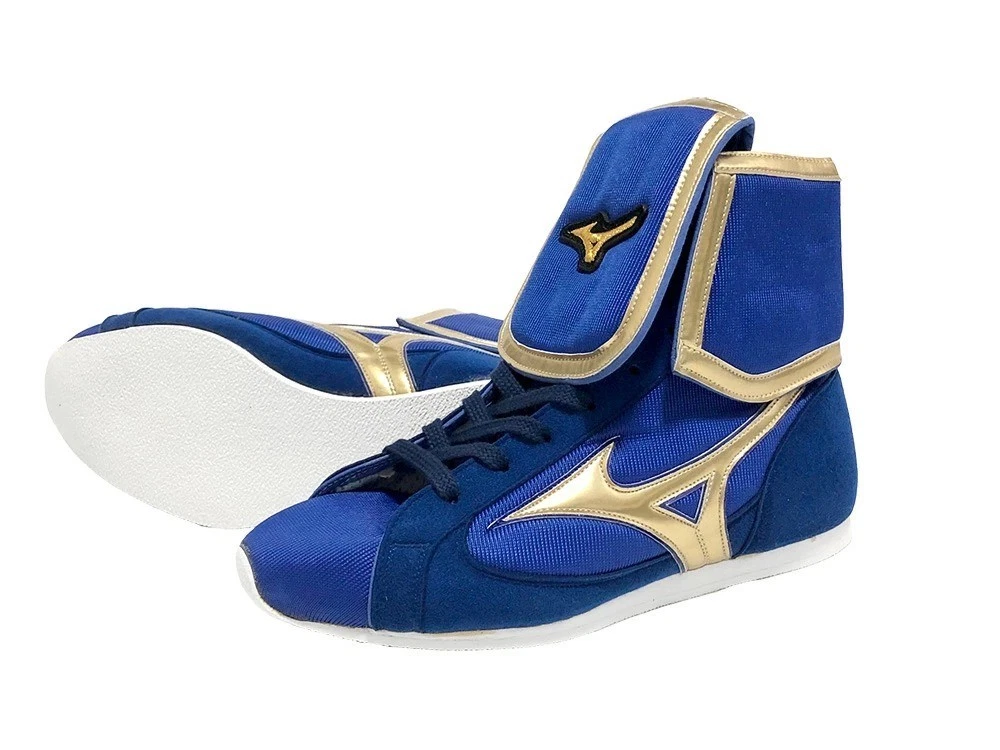 mizuno ボクシングシューズ ブルー ハイカット25.5㎝ mizuno