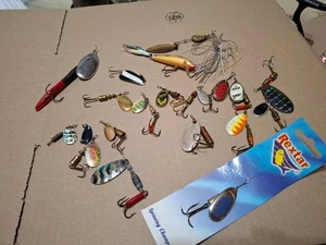 Blinker Spinner Kunstköder Angelzubehör alt vintage Köder - Bild 1 von 18