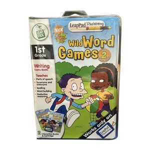 LeapFrog LeapPad Plus Writing Wild Word Games 1st Grade Nick All Grown Up New - Picture 1 of 5
