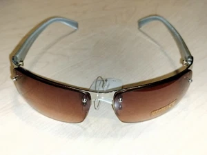 GAFAS DE SOL ESTILO LENTE ÁMBAR Diseñador Monturas Plateadas Hombre Mujer Nuevas - Imagen 1 de 5