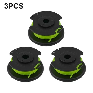 High Performance Ø2mm Thread Spool Green 3 Pack Fits All 18 V Battery Power - Picture 1 of 19