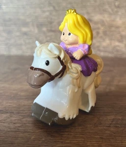 Fisher Price Little People Disney Klip Klop Princess Rapunzel Horse Tangled - Picture 1 of 6