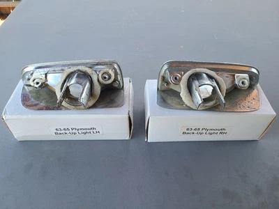 1963 Plymouth Reverse Back Up Light Assembly Belvedere Fury Savoy - Image 1 of 4
