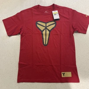 Nike Kobe Max 90 Shirt Mens Loose Fit Size Small Dark Obsidian-Varsity Red NWT - Picture 1 of 6