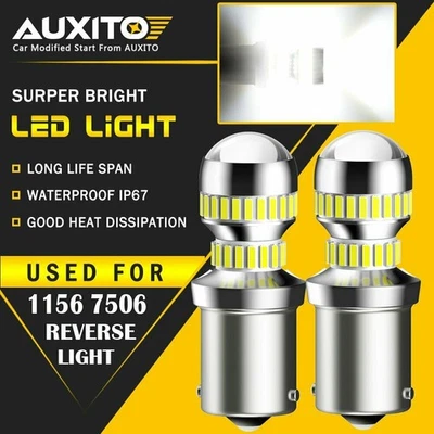 2 BA15S 382 P21W 1156 CANBUS ERROR FREE HIGH POWER BULBS XENON WHITE DRL REVERSE - Image 1 of 4