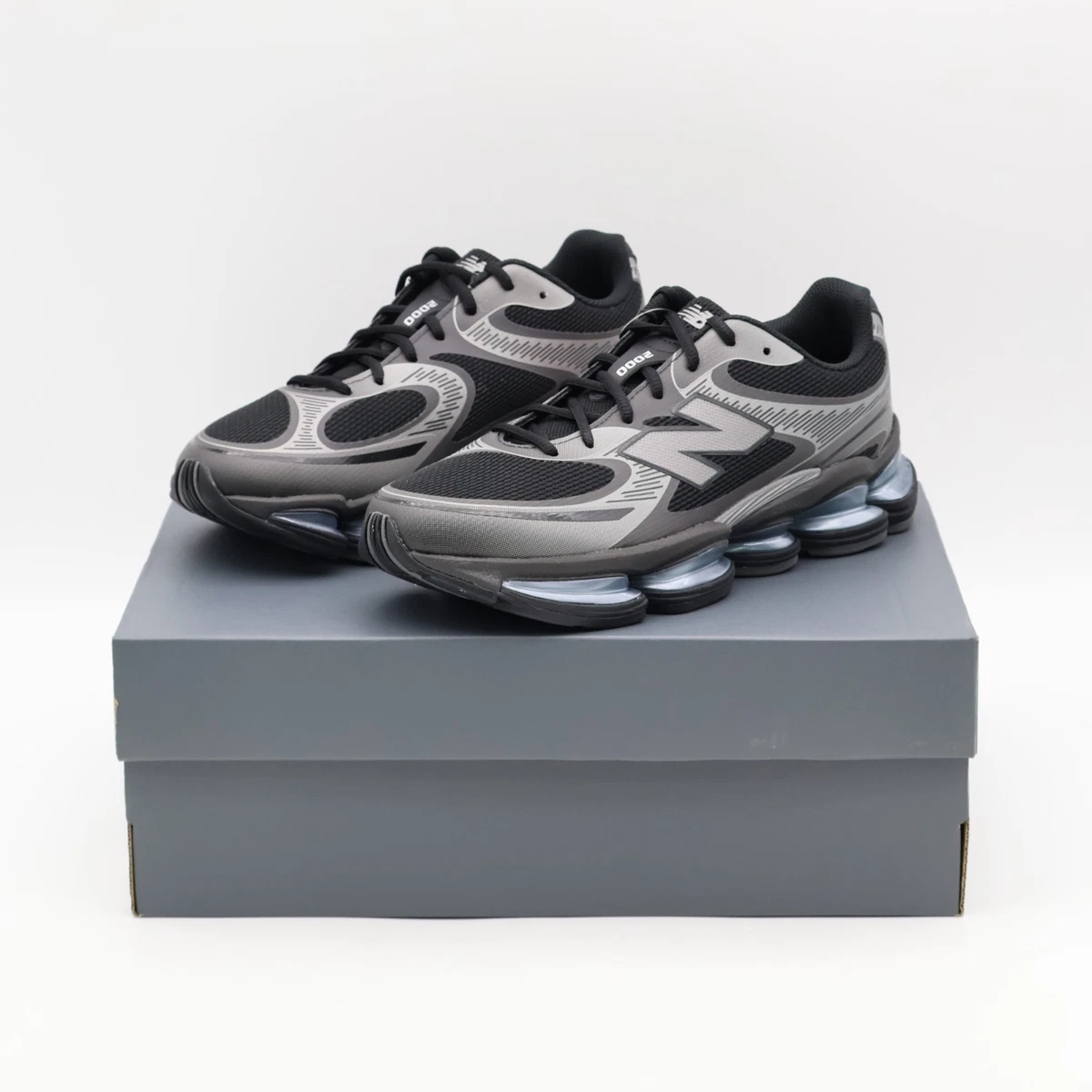 靴 New Balance 2000 \"Silver/Black\" New Balance 2000 Silver Black Grey Blue U2000EA Men's Size | eBay