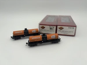 Broadway Limited BLI - HO - AC&F Hooker - Paquete de 2 vagones cisterna de 6000 galones - tren 7676 - Imagen 1 de 20