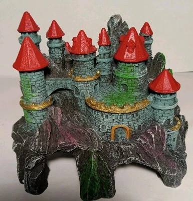Castillo vibrante rústico para pecera o acuario 5,5"×7" nuevo Foto 1 de 4
