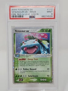 2004 Pokemon EX Fire Red & Leaf Green Venasuar ex Holo PSA 9 - Picture 1 of 2
