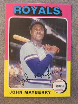 2013 Topps Archives John Mayberry #201 - Kansas City Royals SP  HOF  - Image 1 of 2