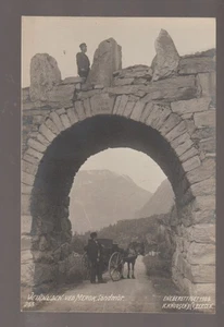 NORWEGEN RPPC RP 1909 SØNDMØRE Sunnmøre VEIKNUDEN VED MEROK Bogenbrücke - Bild 1 von 3