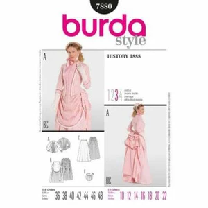 burda style Nr. 7880 Wilhelminisches Kleid - 19. Jahrh. Gr. 36 - 48 - Bild 1 von 6