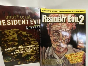 2 Lot of Unofficial Resident Evil 2 Strategy Guide Sybex & Prima’s With Poster - Picture 1 of 8
