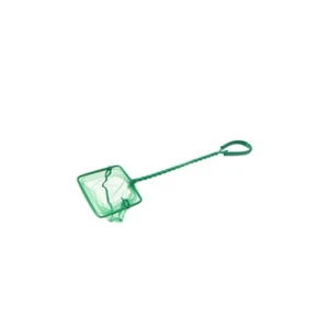 Aquarium Fishing Net 4 Inch Diameter Fine Mesh Small Green Catching Net - Picture 1 of 8