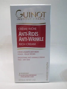 GUINOT  ANTI-RIDES ANTI-WRINKLE rich cream   for face dry skin 50ml/1.6fl.oz - Picture 1 of 3