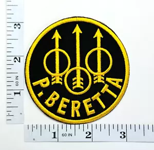 Embroidered Patch - Tactical - Firearms - Handguns - P. Beretta - NEW - Iron-on - Picture 1 of 1