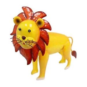 Primus Liam The Lion Metal Garden Sculpture Bring the Fun Exotic Zoo Animals - Picture 1 of 1