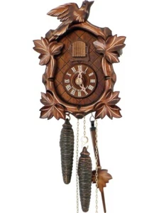 Cuckoo Clock Four Leaves, Bird SC 40/9 NEW - Picture 1 of 2