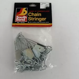 South Bend Chain Stringer - 9 Snap 46" Cadmium Plated - No. 19-FS - Free Ship - Picture 1 of 5