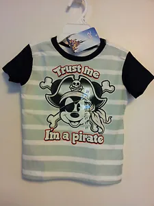 Disney Mickey Mouse T-Shirt Del Sol Color Change Trust Me I'm a Pirate Stripes - Picture 1 of 25