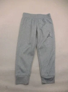 Air Jordan Size 3-4 YRS Boys Gray Stretch Waist Fleece Lined Jogger Pants 440 - Picture 1 of 8