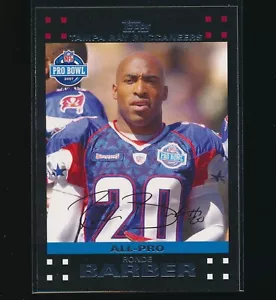 2007 Topps #423 Ronde Barber PB pro bowl MINT - Bild 1 von 2