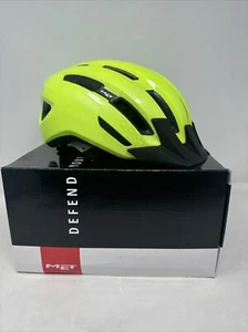 MET Downtown MIPS Commuter Cycling Helmet Yellow S/M 52/58 New In Damaged Box - Picture 1 of 10