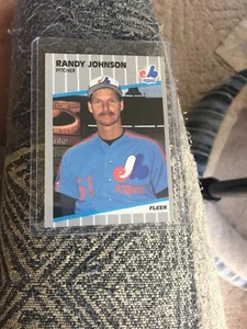 1989 Fleer #381 Randy Johnson Montreal Expos MINT+ - Bild 1 von 2