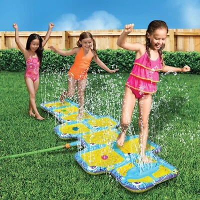 Banzai Aqua Blast Hopscotch Water Splash Pad Sprinkler Summer Toy NEW IN BOX ! - Image 1 of 4