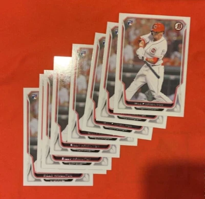 2014 Bowman #132 Billy Hamilton 8 count Rookie Card lot Cincinnati Reds Foto 1 de 2
