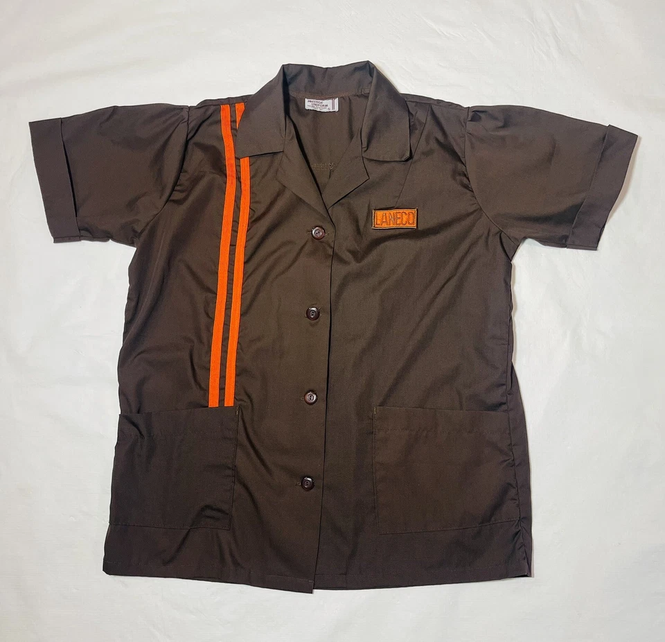 Camisa Uniforme Vintage LANCO Supermercado Prestige Calzoncillo Mujer Pequeña Foto 1 de 4