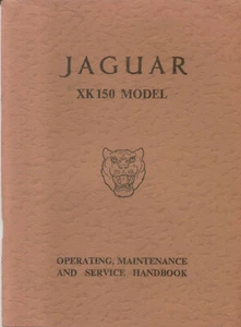 Jaguar XK150 3.4 Litre Coupe & Drophead Original Owners Handbook - v. good cond - Picture 1 of 1