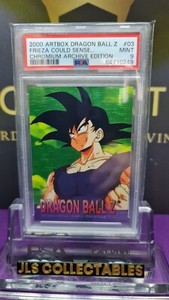 Goku Frieza Could Sense - 2000 Artbox Dragon Ball Z - PSA 9 Chromium Ed - Pop 8!