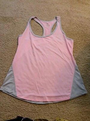 Active By Old Navy Semi- Fitted Tank Top Size Small Women's Pink And Gray Used - Image 1 of 4
