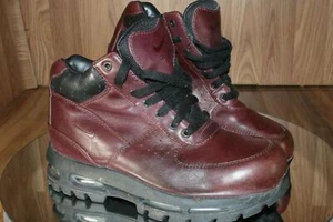 Nike Kids Snow Boots SZ 5Y, Women 7, EU37.5 Air Max Burgundy Goadome 311567-600 - Picture 1 of 10