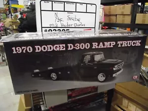 Acme 1/18 1970 Dodge D-300 ramp truck black NIB - Picture 1 of 1