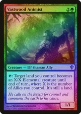Vastwood Animist FOIL Worldwake NM Green Uncommon MAGIC MTG CARD ABUGames