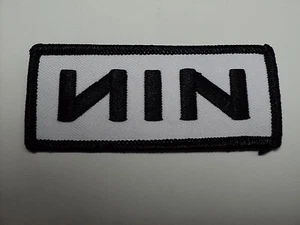 nine inch nails logo EMBROIDERED PATCH IRON OR SEW - Picture 1 of 3